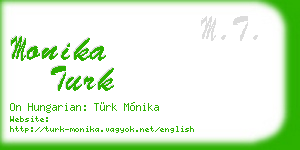 monika turk business card
