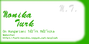 monika turk business card